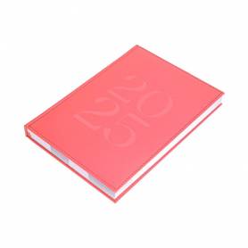 Agenda encuadernada liderpapel creta a5 2025 semana vista color rosa papel 70 gr - 