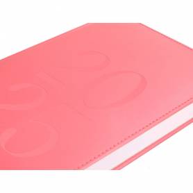 Agenda encuadernada liderpapel creta a5 2025 semana vista color rosa papel 70 gr - 