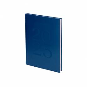 Agenda encuadernada liderpapel creta 170 x 240 2025 semana vista color azul papel 70 gr - 