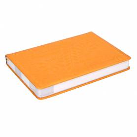 Agenda encuadernada liderpapel icaria a5 2025 día página color amarillo papel 70 gr - 