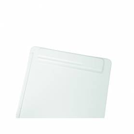 Portanotas maul go din a4 plastico reciclado con pinza color blanco - 2325102.ECO