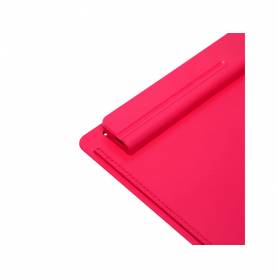 Portanotas maul go din a4 plastico reciclado con pinza color rojo - 2325125.ECO