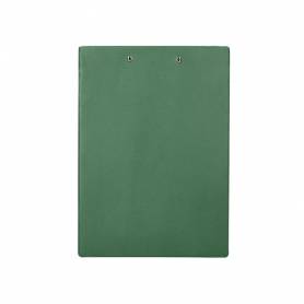 Carpeta q-connect miniclip superior din a4 plastico 50% reciclado verde oliva grosor 2,1 mm - KF14412