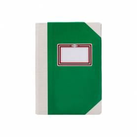 Libro cartone cosido fernandes flecha din a4+ liso 50 hojas 100 gr verde - 102455299