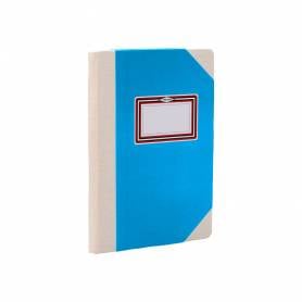 Libro cartone cosido fernandes flecha din a4+ rayado horizontal 50 hojas 100 gr azul - 102821199