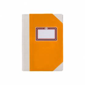 Libro cartone cosido fernandes flecha din a4+ rayado horizontal 50 hojas 100 gr naranja - 102821299