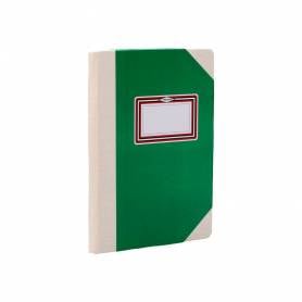 Libro cartone cosido fernandes flecha din a4+ rayado horizontal 50 hojas 100 gr verde - 102821399