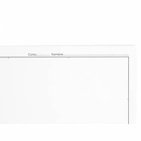 Bloc dibujo liderpapel lineal vanguardia 230x325mm 20 hojas 130g m2 con recuadro perforado - DL19