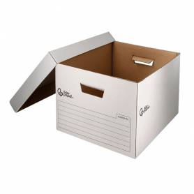 Cajon contenedor liderpapel carton automatico para 3 cajasarchivo def. folio   4 archivadores a-z 387x333x260mm - GA02