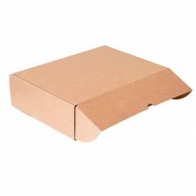 Caja automontable q-connect para e-commerce y regalo carton reciclado canal simple 3 mm kraft 330x250x100 mm - KF14309