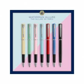 Pluma waterman allure pastel expositor de 20 unidades 4 colores pastel surtidos - 2128858