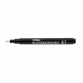 Rotulador artline calibrado micrometrico negro illustration pen ek-287iln punta poliacetal 0,7mm - EK-287ILN