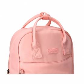 Mochila antartik diseño casual con asa multibolsillo color rosa 410x120x290 mm - TK81