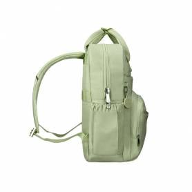 Mochila antartik diseño casual con asa multibolsillo color verde matcha 410x120x290 mm - TK82