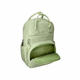 Mochila antartik diseño casual con asa multibolsillo color verde matcha 410x120x290 mm - TK82