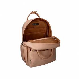 Mochila antartik diseño casual con asa multibolsillo color beige 410x120x290 mm - TK83