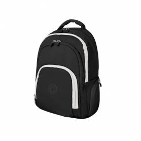 Mochila antartik multibolsillo 19l compartimento para portatil y tablet color negro450 x 160 x 300 mm - IK01