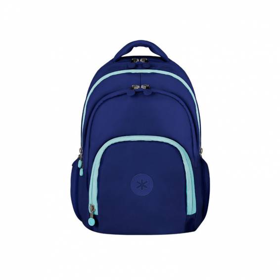 Mochila antartik multibolsillo 19l compartimento para portatil y tablet color azul marino 450 x 160 x 300 mm - IK05