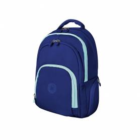 Mochila antartik multibolsillo 19l compartimento para portatil y tablet color azul marino 450 x 160 x 300 mm - IK05