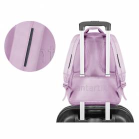 Mochila antartik multibolsillo 19l compartimento para portatil y tablet color morado 450 x 160 x 300 mm - IK09