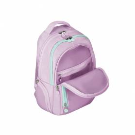 Mochila antartik multibolsillo 19l compartimento para portatil y tablet color morado 450 x 160 x 300 mm - IK09