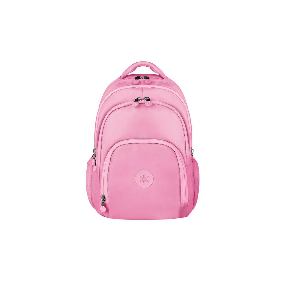 Mochila antartik multibolsillo 19l compartimento para portatil y tablet color rosa 450 x 160 x 300 mm - IK11