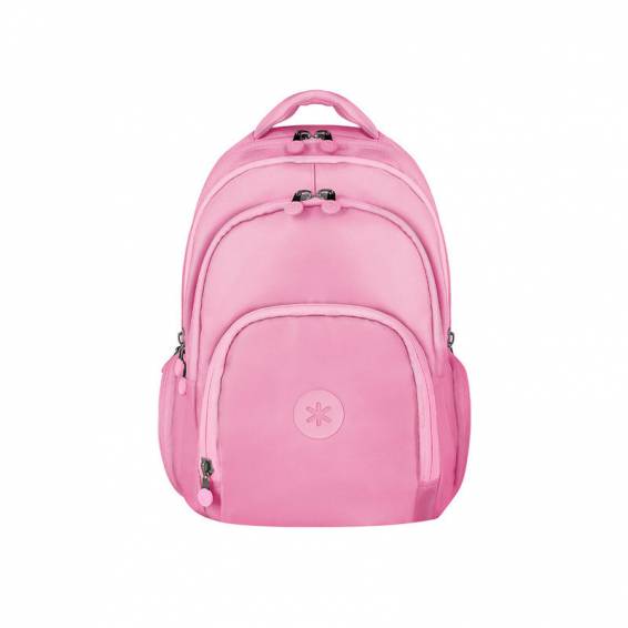 Mochila antartik multibolsillo 19l compartimento para portatil y tablet color rosa 450 x 160 x 300 mm - IK11