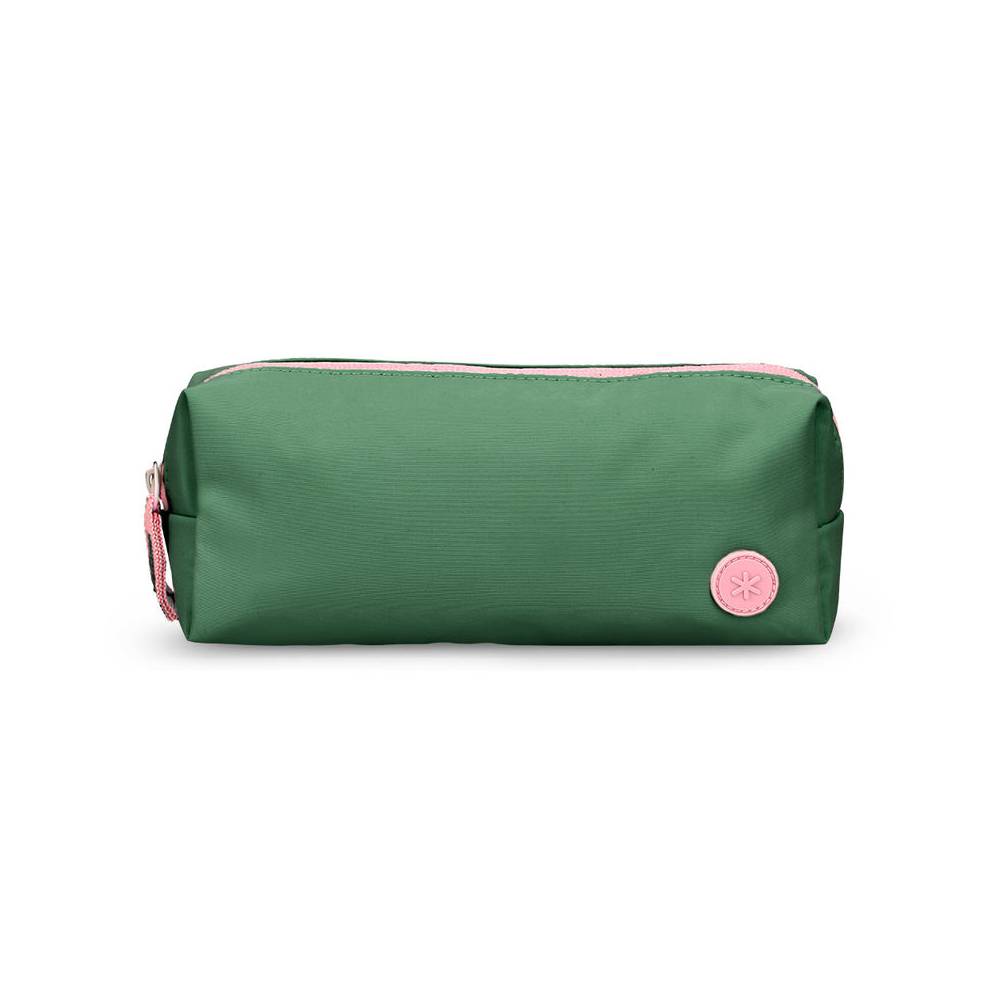 Estuche portatodo antartik 1 compartimento compañero de mochila teens verde 80 x 55 x 210 mm - IK20