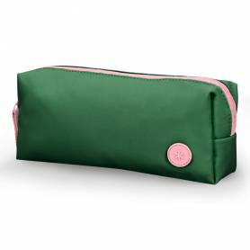 Estuche portatodo antartik 1 compartimento compañero de mochila teens verde 80 x 55 x 210 mm - IK20