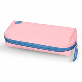 Estuche portatodo antartik 1 compartimento compañero de mochila teens rosa 80 x 55 x 210 mm - IK28