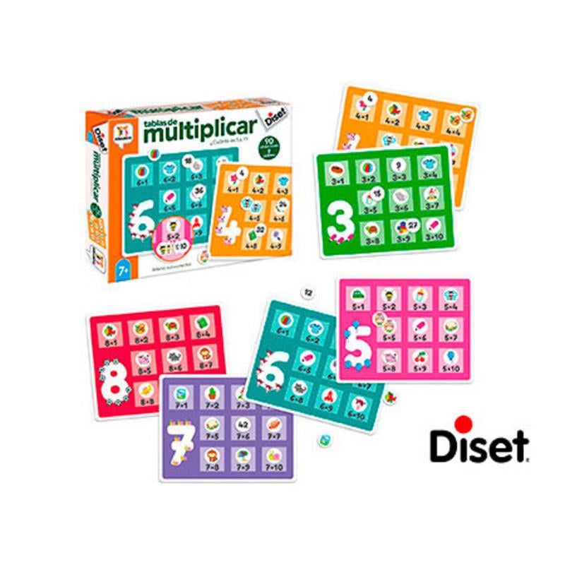 Juego diset didactico tablas de multiplicar