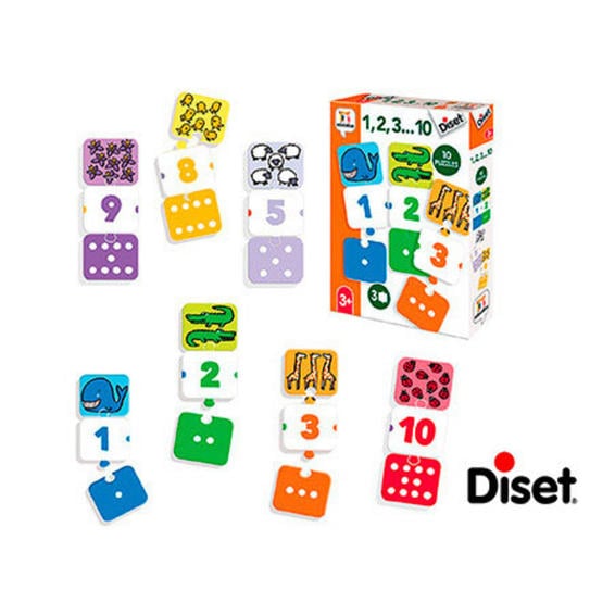 Juego diset didactico 1, 2, 3à 10