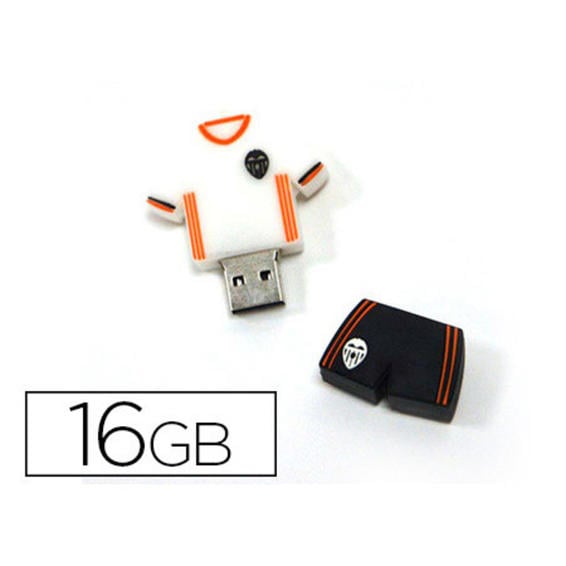 Memoria usb 16gb camiseta senyera valencia cf