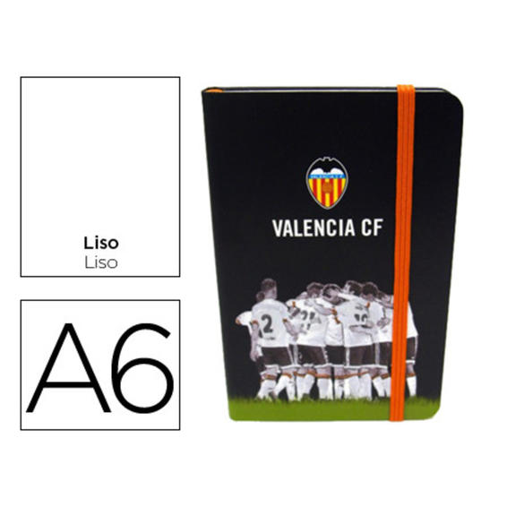 Cuaderno espiral wire-o a6 80 hojas 80 g liso tapa blanda valencia cf