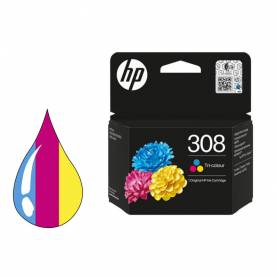 Ink jet hp 308 color envy 6110 6120 6130 6520 6530 120 paginas - 7FP20UE