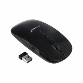 Raton q-connect optico inalambrico silencioso dpi 800 1200 1600 pilas aaa negro - KF15114