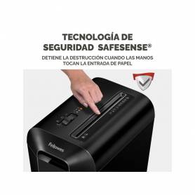 Destructora de documentos fellowes lx65 capacidad 10h seguridad p4 destruye grapas clips y tarjetas - 100110076