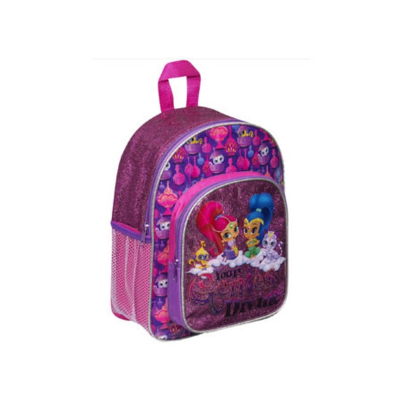 Cartera escolar shimmer & shine mochila con bolsillo 31x24x9 cm