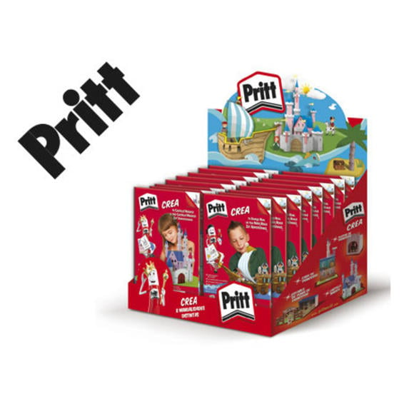 Kit de manualidades pritt crea expositor sobremesa de 14 kits modelos surtidos