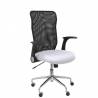 Silla de oficina ergonómica con mecanismo basculante, brazos retráctiles y regulable en altura blanco - 4031BALI10