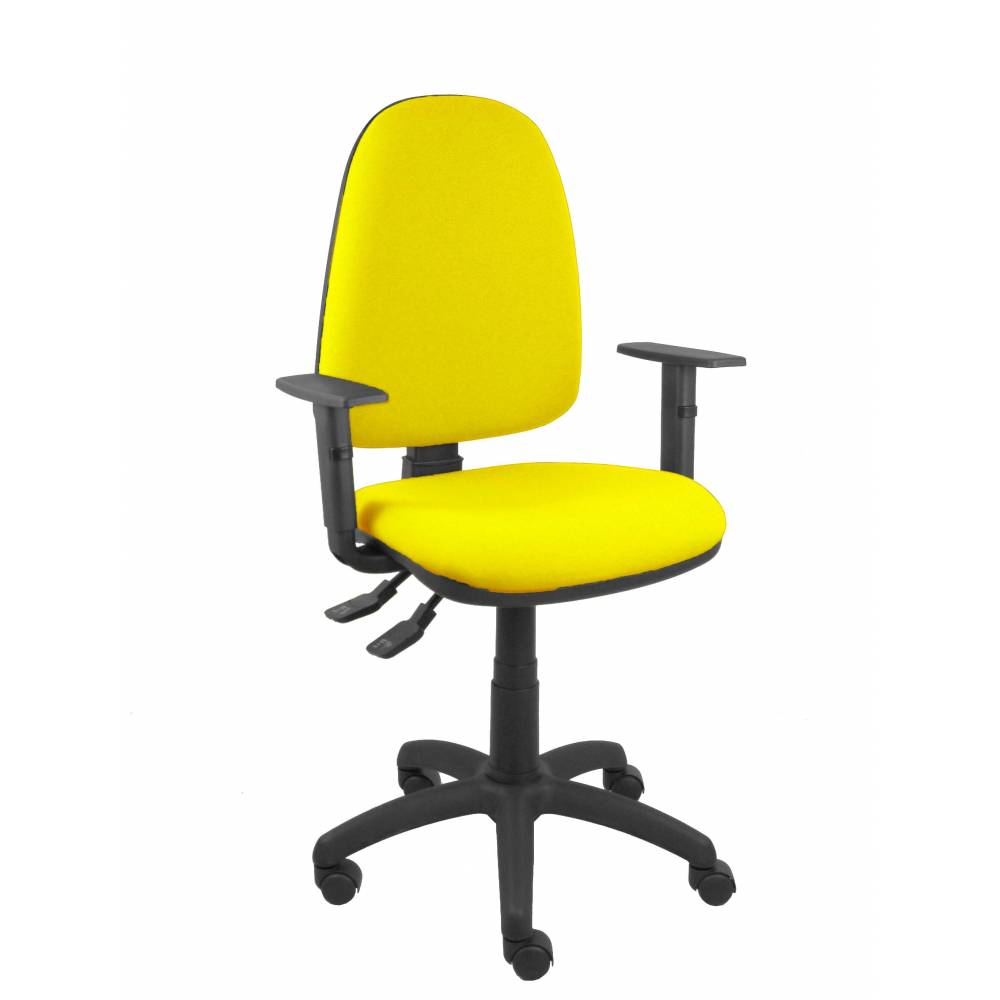 Silla Aýna S bali amarillo con brazos regulables