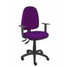Silla de oficina ergonómica con mecanismo asincro regulable en altura y con brazos regulables morado - 04ASB760B10CRN