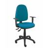 Silla de oficina ergonómica con mecanismo asincro regulable en altura y con brazos regulables verde - 04ASB429B10CRN