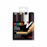Rotulador uni posca pc-8k 4c marcador de pintura punta biselada 8 mm blister de 4 unidades colores surtidos - 182634677