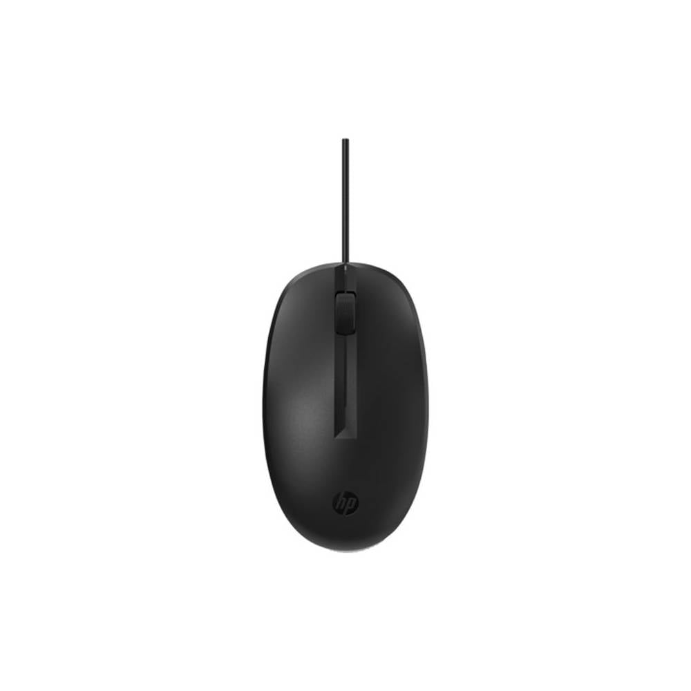 Raton hp 125 optico con cable 3 botones 1200 dpi color negro - 265A9UT
