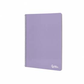 Cuaderno espiral liderpapel din a4 smart tapa blanda 80h 75gr cuadro 5 mm con margen colores surtidos - BF13
