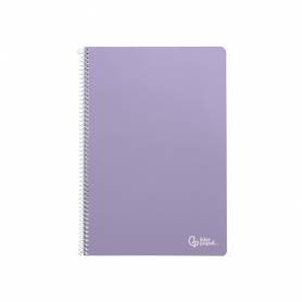 Cuaderno espiral liderpapel din a4 smart tapa blanda 80h 75gr pauta 3,5mm con margen colores surtidos - BF12