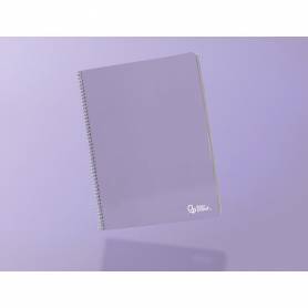 Cuaderno espiral liderpapel din a4 smart tapa blanda 80h 75gr pauta 3,5mm con margen colores surtidos - BF12