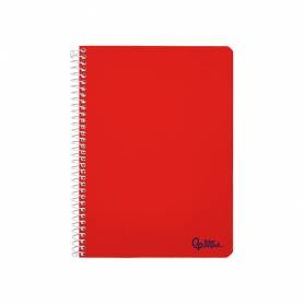 Cuaderno espiral liderpapel din a5 smart tapa blanda 80h 75gr horizontal 8mm con margen colores surtidos - BC02
