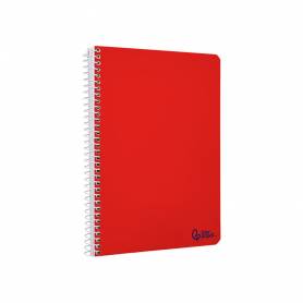 Cuaderno espiral liderpapel din a5 smart tapa blanda 80h 75gr horizontal 8mm con margen colores surtidos - BC02